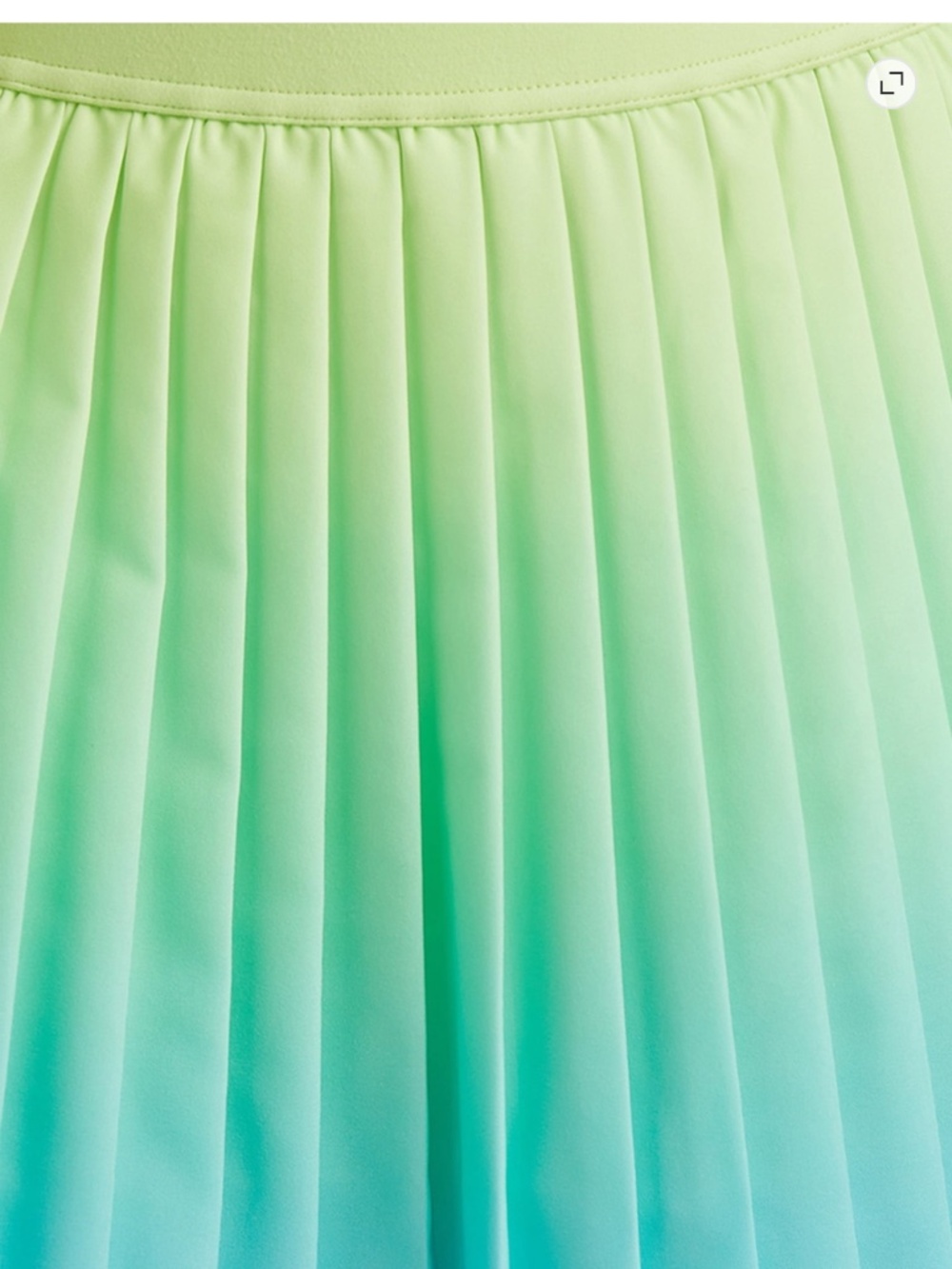 Justice Girls Green Ombre Pleated Skort Size 10 NWT - Picture 6 of 6